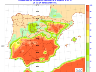 Llega una calor histórico a la peninsula