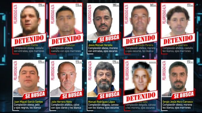Se eleva a cinco el número de detenidos de la lista de “Los 10 más buscados” Se eleva a cinco el número de detenidos de la lista de “Los 10 más buscados”